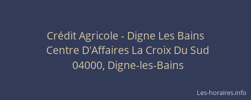 Crédit Agricole - Digne Les Bains