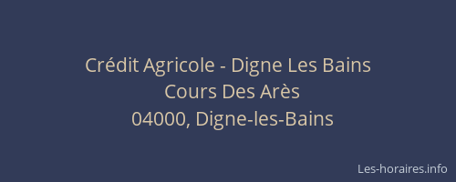 Crédit Agricole - Digne Les Bains