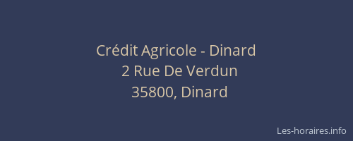 Crédit Agricole - Dinard