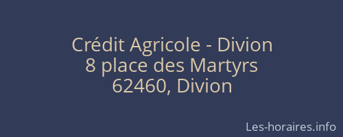Crédit Agricole - Divion