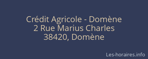Crédit Agricole - Domène