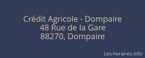 Crédit Agricole - Dompaire
