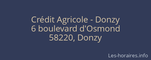 Crédit Agricole - Donzy