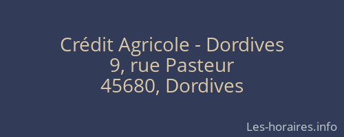 Crédit Agricole - Dordives