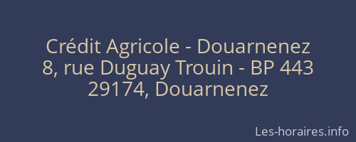 Crédit Agricole - Douarnenez