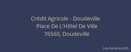 Crédit Agricole - Doudeville