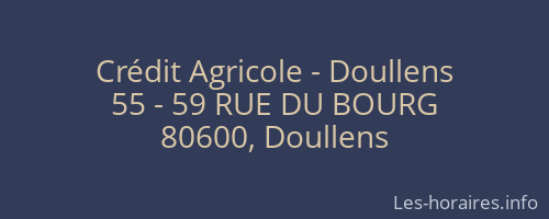 Crédit Agricole - Doullens