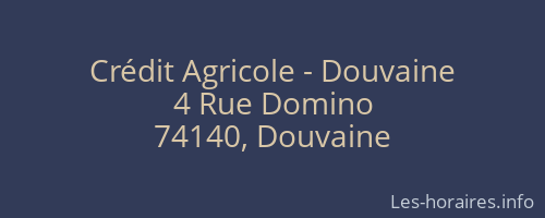Crédit Agricole - Douvaine