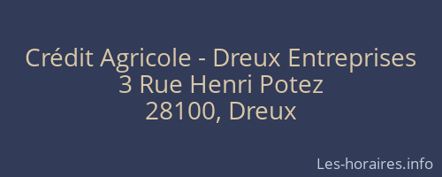 Crédit Agricole - Dreux Entreprises