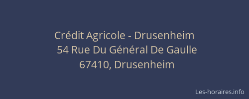 Crédit Agricole - Drusenheim