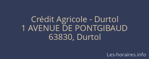Crédit Agricole - Durtol