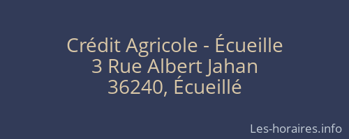Crédit Agricole - Écueille