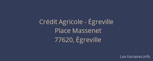 Crédit Agricole - Égreville