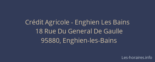 Crédit Agricole - Enghien Les Bains