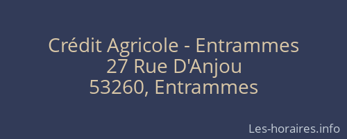 Crédit Agricole - Entrammes