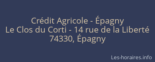 Crédit Agricole - Épagny