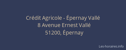 Crédit Agricole - Épernay Vallé