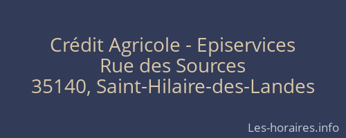 Crédit Agricole - Episervices