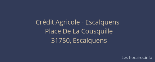 Crédit Agricole - Escalquens