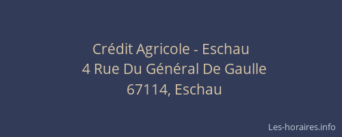 Crédit Agricole - Eschau