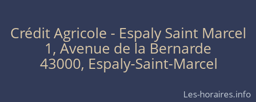 Crédit Agricole - Espaly Saint Marcel