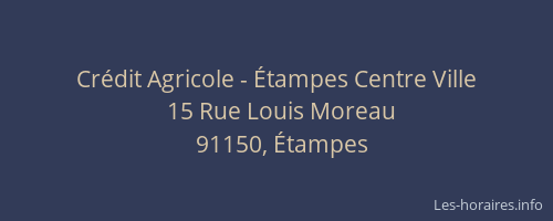Crédit Agricole - Étampes Centre Ville