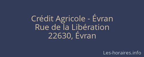 Crédit Agricole - Évran