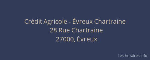 Crédit Agricole - Évreux Chartraine