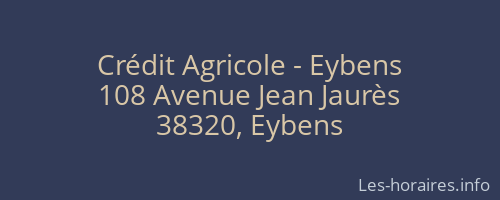Crédit Agricole - Eybens