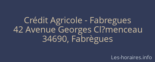 Crédit Agricole - Fabregues