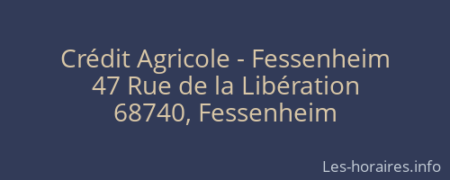 Crédit Agricole - Fessenheim