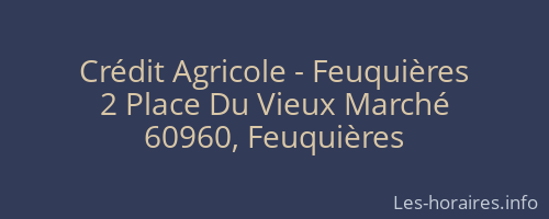 Crédit Agricole - Feuquières