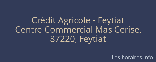 Crédit Agricole - Feytiat