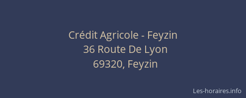 Crédit Agricole - Feyzin