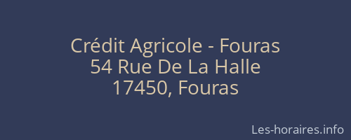 Crédit Agricole - Fouras
