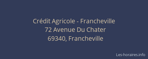 Crédit Agricole - Francheville