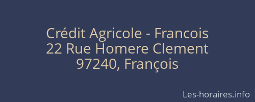 Crédit Agricole - Francois