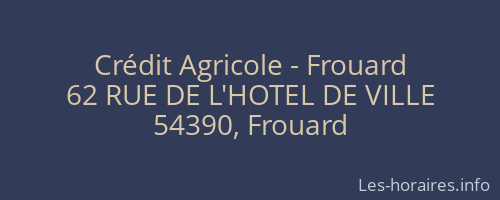 Crédit Agricole - Frouard