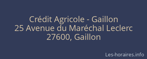 Crédit Agricole - Gaillon