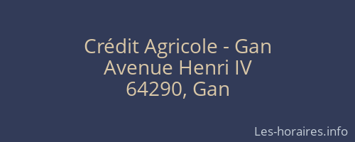 Crédit Agricole - Gan
