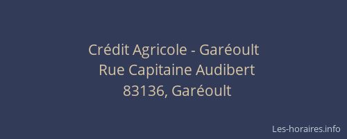 Crédit Agricole - Garéoult