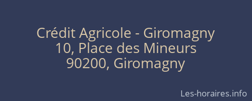 Crédit Agricole - Giromagny