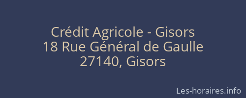 Crédit Agricole - Gisors