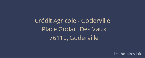 Crédit Agricole - Goderville