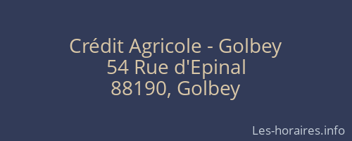 Crédit Agricole - Golbey
