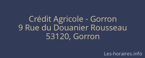 Crédit Agricole - Gorron