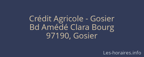 Crédit Agricole - Gosier