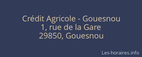 Crédit Agricole - Gouesnou