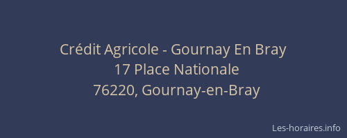 Crédit Agricole - Gournay En Bray