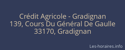 Crédit Agricole - Gradignan